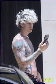Discover more posts about machine gun kelly 2020. Machine Gun Kelly Shows Off His Tattoos Shirtless While Hanging Out In La Photo 4460731 Machine Gun Kelly Shirtless Pictures Just Jared
