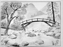 Nature Scenery Pencil Sketch Nature Sketches Pencil Landscape Pencil Drawings Landscape Sketch