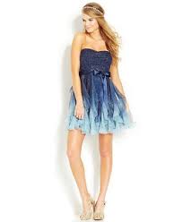 Teeze Me Juniors Glittered Ombre Dress Juniors Dresses Macy S Pretty Girl Dresses Junior Cocktail Dresses Junior Formal Dresses