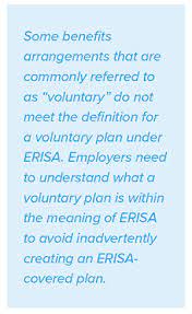 An erisa financial audit may also be required. Voluntary Requirements For Supplemental Insurance Policies Under Erisa What Are They And Why Do They Matter