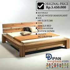 Contoh desain tempat tidur tingkat minimalis. Dipan Tempat Tidur Minimalis Model Terbaru 2019 Shopee Indonesia
