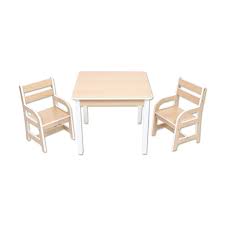 Kids table & chair sets. Melamine Table And 2 Chairs Arts Crafts Baby Factory