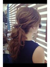 ボリューム ルーズポニー l001597164 エスヘアーサロン s hair salon のヘアカタログ ホットペッパービューティー ロングヘア ヘアースタイル ヘアスタイリング