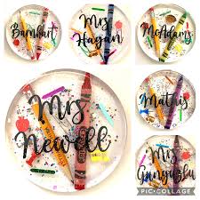 Personalized Unique Teacher Coasters or Teacher Paper Weight. Great Teacher  Gift!
