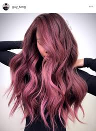 This Dark Rose Hair Shade Is Stunning Hair Styles Cool Hairstyles Pink Hair