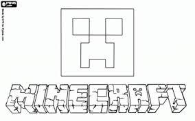 Step by step drawing of the creeper from minecraft. Minecraft Logo With The Face Of A Creeper Coloring Page Minecraft Coloring Pages Boy Room Art Minecraft Coloring