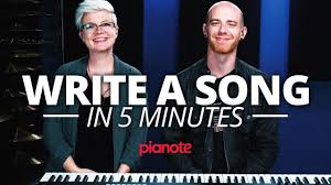 1) start with the melody you don't have to come to the piano with an entire song already in your head before you start composing. How To Write A Song In 5 Minutes On The Piano Youtube