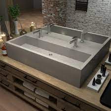 Enjoy free shipping on most stuff, even big stuff. Hydeconcrete Farmhouse Rectangular Trough Bathroom Sink Wayfair