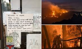 the heartwarming note left by a family for firefighters