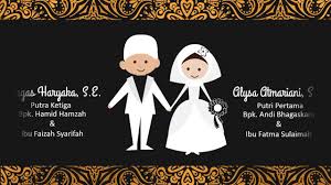 Saat ini, terdapat banyak sekali contoh undangan pernikahan islami yang populer di awal tahun 2019. Undangan Pernikahan Digital Motion Graphic Wedding Invitation Youtube
