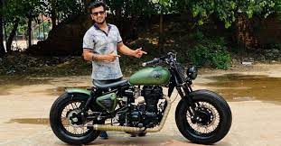 Top 15 amazing modified royal enfield classic 350/500. This Modified Bobber Styled Royal Enfield Uses Springer Forks
