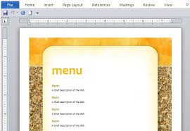 This clipart image is transparent backgroud and png format. How To Create Printable Menus In Microsoft Word