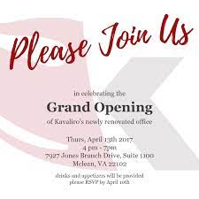 Office Opening Invite Grand Opening Invitations Grand Opening Invitations