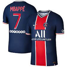 Most expensive first by name: Paris Saint Germain 2020 21 Nike Home And Away Kits Football Fashion