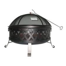 Garden Treasures 35 4 In Black Steel Wood Burning Fire Pit Wood Fire Pit Wood Burning Fire Pit Fire Pit Decor