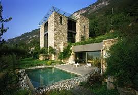 Casa Lago 6 Italian Stone House With Rustic Appeal On Lake Como By Architect Arturo Mont Contemporary House Exterior House Designs Exterior Architecture House
