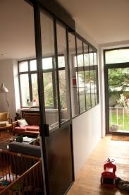 Separation Vitree Type Atelier Avec Porte Coulissante Amenagement Maison Porte Coulissante Deco Entree Maison