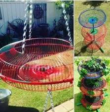 Reuse Fan Grill As Garden Planter Garden Art Diy Recycled Planters Recycled Garden