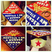 Jordan Hubbert S Wonder Woman Graduation Cap Hands Down The Best Graduation Cap I Ve Ever Seen Graduation Cap Decoration Cap Decorations Graduation Cap