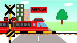 Maybe you would like to learn more about one of these? Perlintasan Kereta Api Kartun Belajar Warna Merah Anak Anak Kota Grobogan Youtube
