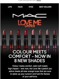 Drive 5 was not impacted, and is green. Mac Cosmetics Au New Love Me Lipstick Burnt Orange Shades Milled
