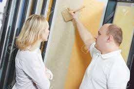 Paint color tips & helps. Assistant Seller Help Choosing Paint Color And Demonstrating Stock Photo Picture And Royalty Free Image Image 24299517