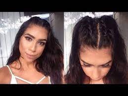 How To Half Up Half Down Dutch Braid Youtube Two Braid Hairstyles Dutch Braid Hairstyles Braid Half Up Half Down
