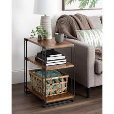 Solid Wood End Table In 2020 Wood End Tables Living Room End Tables End Tables