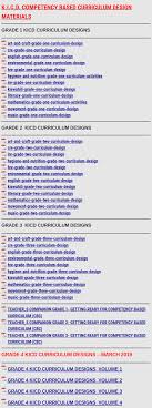 This has been informed various policy documents such as kenya vision. K I C D Competency Based Curriculum Design Materials Kcse Revision