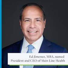 We are thrilled to announce the appointment of Edward Jimenez, MBA, as the  System's new President and CEO, effective June 6, 2025.