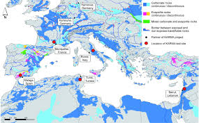 Start studying mediterranean area map. Bgr Basic Groundwater Information Karma Karst Aquifer Resources Availability And Quality In The Mediterranean Area
