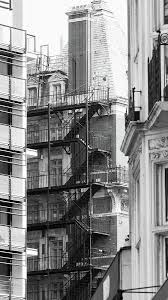 Outside metal stairs for garden/terrace access. Stairs Outside Building Photograph By Jacek Wojnarowski