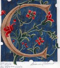 Diane Calvert - Official Homepage - Medieval Illuminations For The 21st  Century. | Alphabet art, Illuminated letters, Lettering alphabet