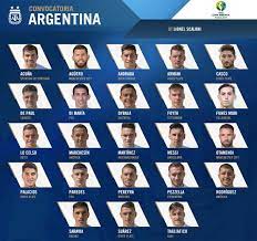 La principal duda en la convocatoria de 28 según la lista de conmebol, scaloni decidió llevar a los cuatro arqueros convocados, por lo. Copa America 2019 Scaloni Hace Limpia En La Lista De Argentina Para La Copa America 14 Caras Nuevas Marca Com