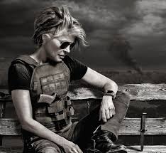 Hamilton looks like a badass holding a gun and. Terminator Dark Fate S Opening Scene Made Linda Hamilton Cry Cnet