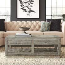 Garnish it with a large vase of beautiful fresh flowers. Large Rustic Lodge Coffee Tables You Ll Love In 2021 Wayfair