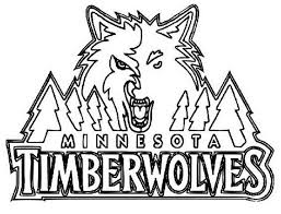 Minnesota Timberwolves Coloring Page 1 Coloring Pages Flower Coloring Pages Super Coloring Pages