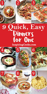 9 Quick Easy Healthy Recipes For One Person My Natural Family Healthy Dinner For One Cheap Healthy Meals Healthy Meals For One