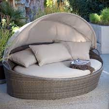 We have australia's largest site for outdoor daybeds, from retailers in brisbane, sydney, melbourne and across australia. Coral Coast Moorea All Weather Wicker Cabana Day Bed With Canopy Www Hayneedle Com Outdoor Daybed Outdoor Beds Daybed Canopy