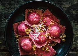 Rote Bete Ravioli Mit Orangen Walnuss Butter Re Blog Rote Bete Ravioli Silvester Essen
