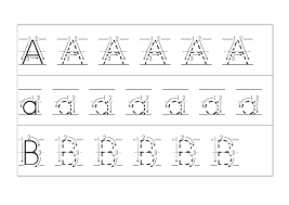 Kindergartners, teachers, and parents who homeschool their kids can print, download, or use the free handwriting practice worksheet online. Alphabet Handwriting Exercise Teacha