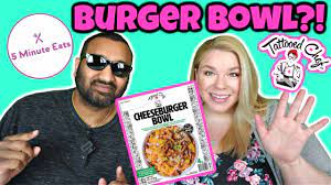 Tattooed Chef Plant Based Cheeseburger Bowl Review Youtube