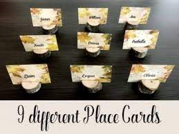 There are lots of ways to. Dagubi Tutorial How To Make Your Own Place Cards