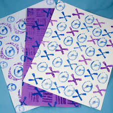 Block printing ideas for kids. How To Make Vegetable And Fruit Prints Surface Design Techniques Aunt Annie S Crafts