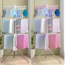 Agar pakaian kita dapat kering dengan maksimal, tentu kita perlu memilih jemuran baju dengan cermat. Jual Jemuran Baju Handuk Universal Jemuran Lipat Rak Stand Hanger Baju Bayi Terbaru Juli 2021 Blibli