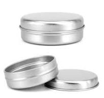 Small Shoe Polish Packaging 2oz Aluminum Tin Box