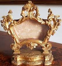 Reliquiario In Legno Dorato Ed Intagliato Roma 1700 Legno Cornici Intaglio