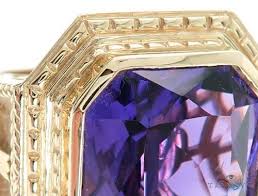 Check out our mens ring amethyst in gold selection for the very best in unique or custom, handmade pieces from our shops. 14k Yellow Gold Holy Amethyst Ring 63353 Mens Stone Gold 14k