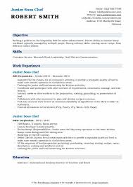 Searching for free junior sous chef application letters samples? Junior Sous Chef Resume Samples Qwikresume