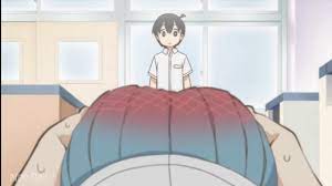 Tanaka slapping Ueno's butt - Ueno san wa bukiyou : r/anime